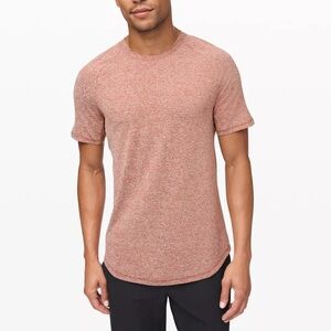 Lululemon Drysense Mesh Short Sleeve Heathered orange size M/L